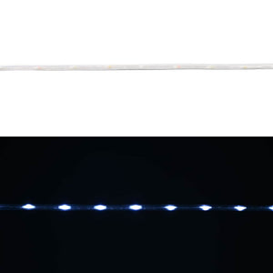 Ljuslina med 120 LED-lampor Kall Vit 5 m PVC