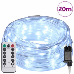 Ljuslina med 480 LED-lampor Kall Vit 20 m PVC