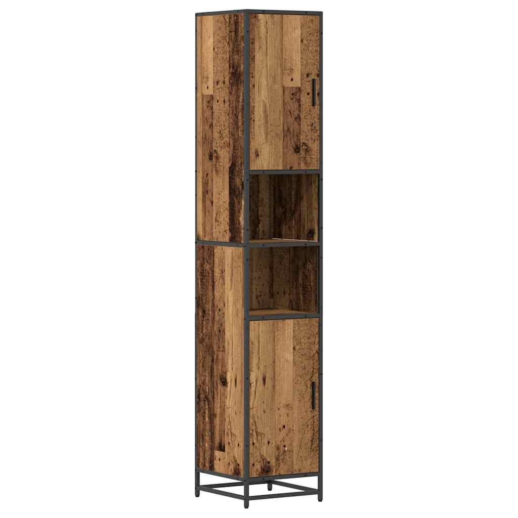 Badrumsmöbelset Gammalt trä 35 x 37,5 x 188,5 cm