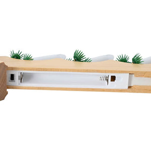 Jul ljusbrygga Brun 39.5 x 5 x 29 cm Massiv furu