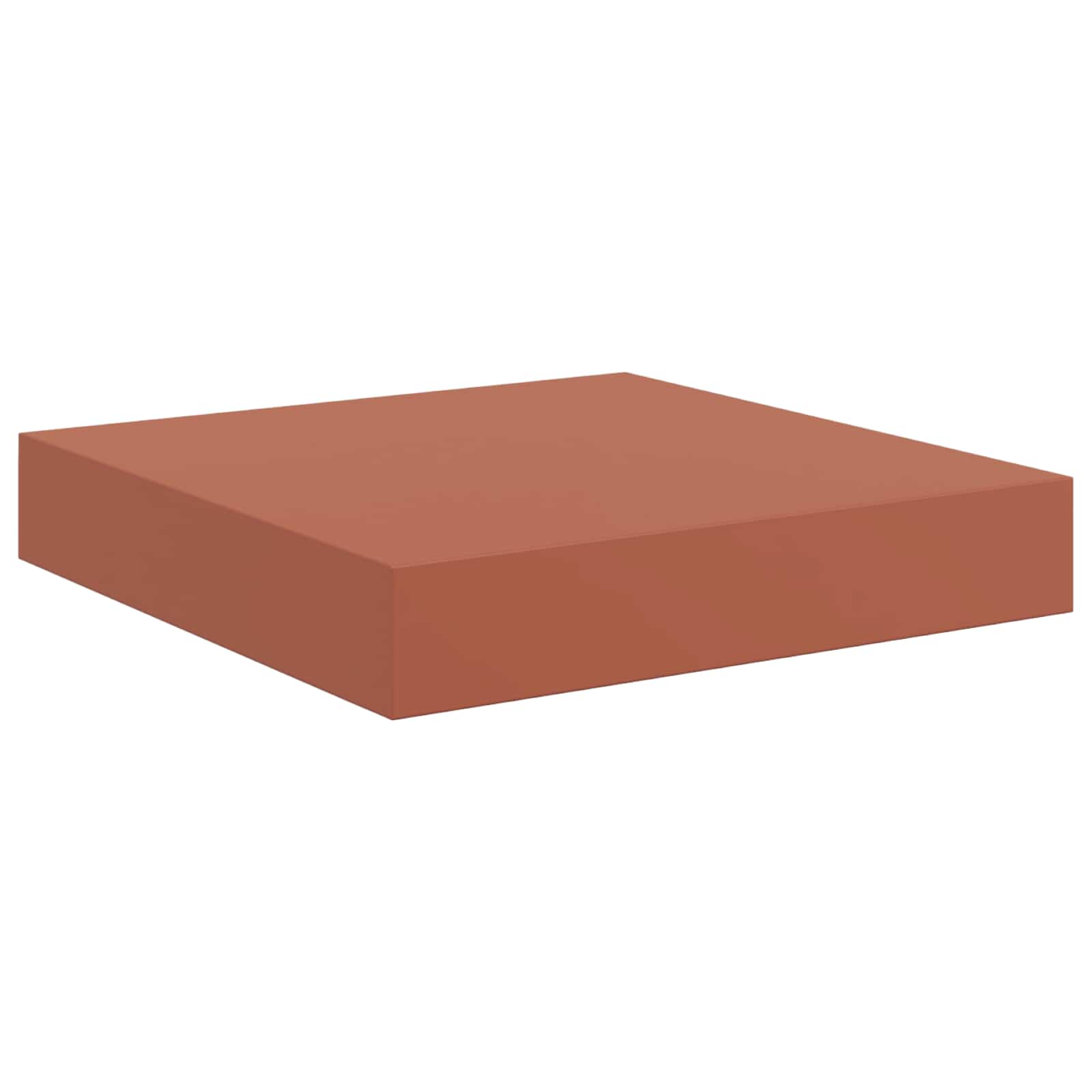 Vägg hylla 4 st Röd 23 x 23,5 x 3,8 cm Konstruerat trä