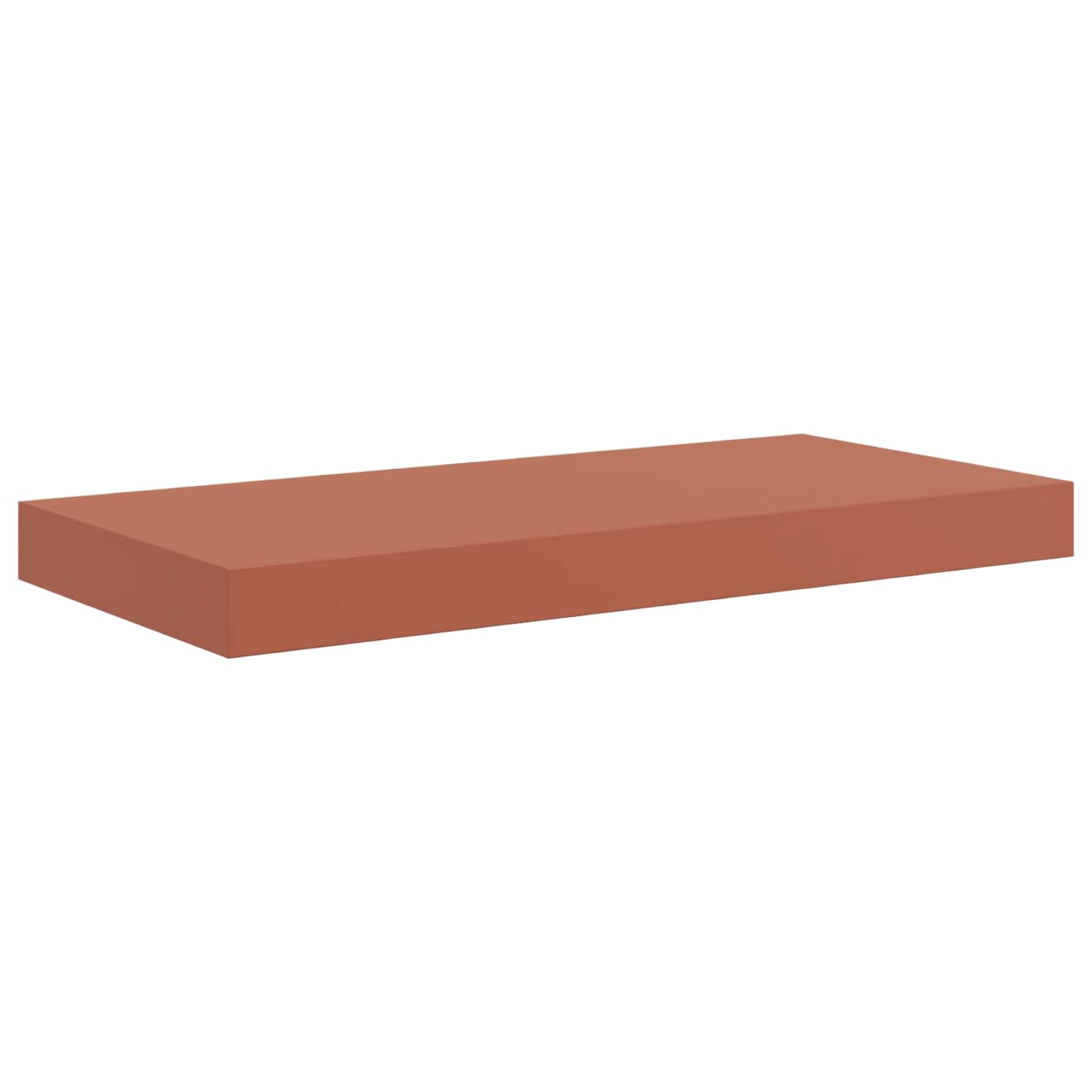 Vägg hylla Väggmonterat Röd 50 x 23,5 x 3,8 cm Konstruerat trä
