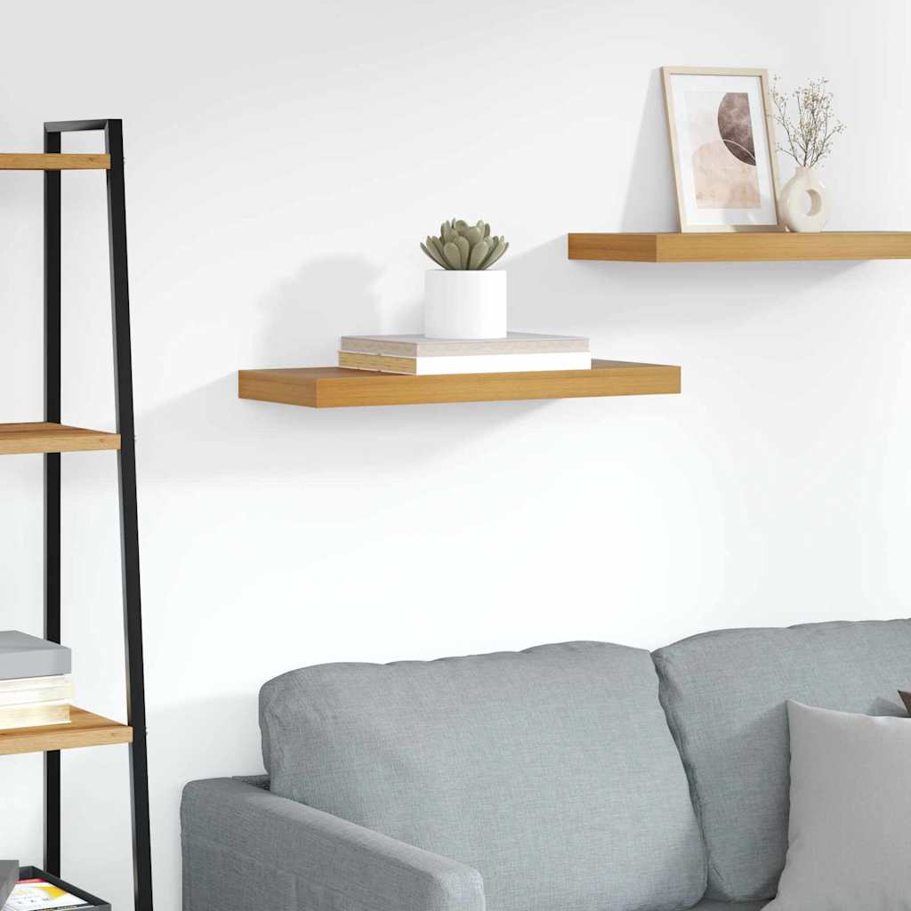 Vägg hylla Väggmonterat Brun 60 x 23,5 x 3,8 cm Konstruerat trä
