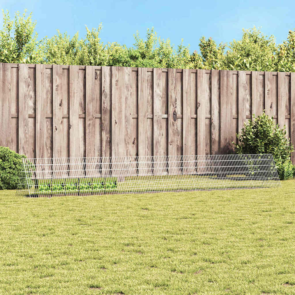 Kaninbur Silver 650 x 55 x 55 cm Galvaniserat Stål