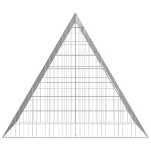 Kaninbur Silver 215 x 100 x 85 cm Galvaniserat Stål