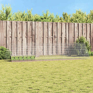 Kaninbur Silver 215 x 100 x 85 cm Galvaniserat Stål