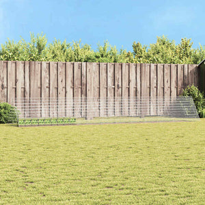 Kaninbur Silver 215 x 100 x 85 cm Galvaniserat Stål