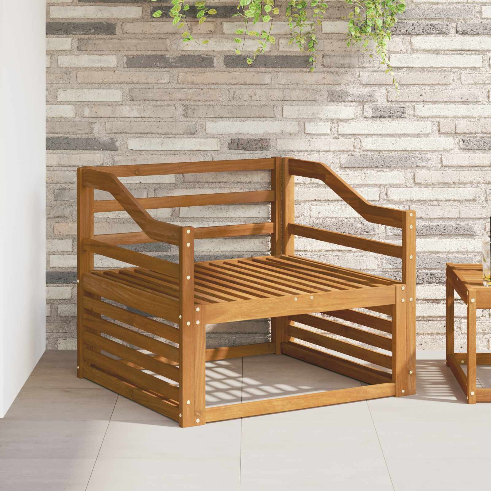 Armstöd 2 pcs Brun 79 x 4 x 73 cm Konstruerat trä