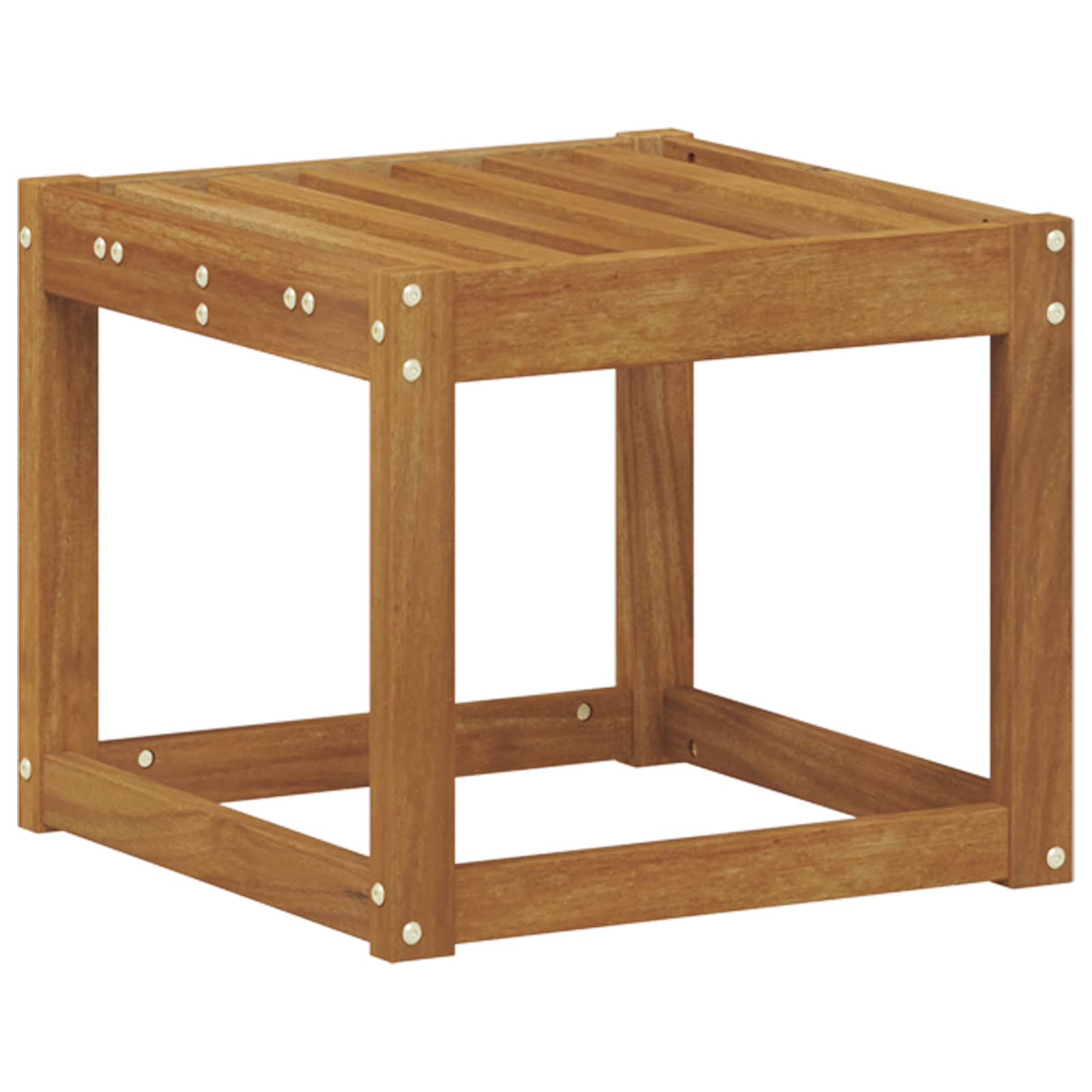 Pallbänk Naturfärg 43 x 43 x 37 cm Massivt Akaciaträ