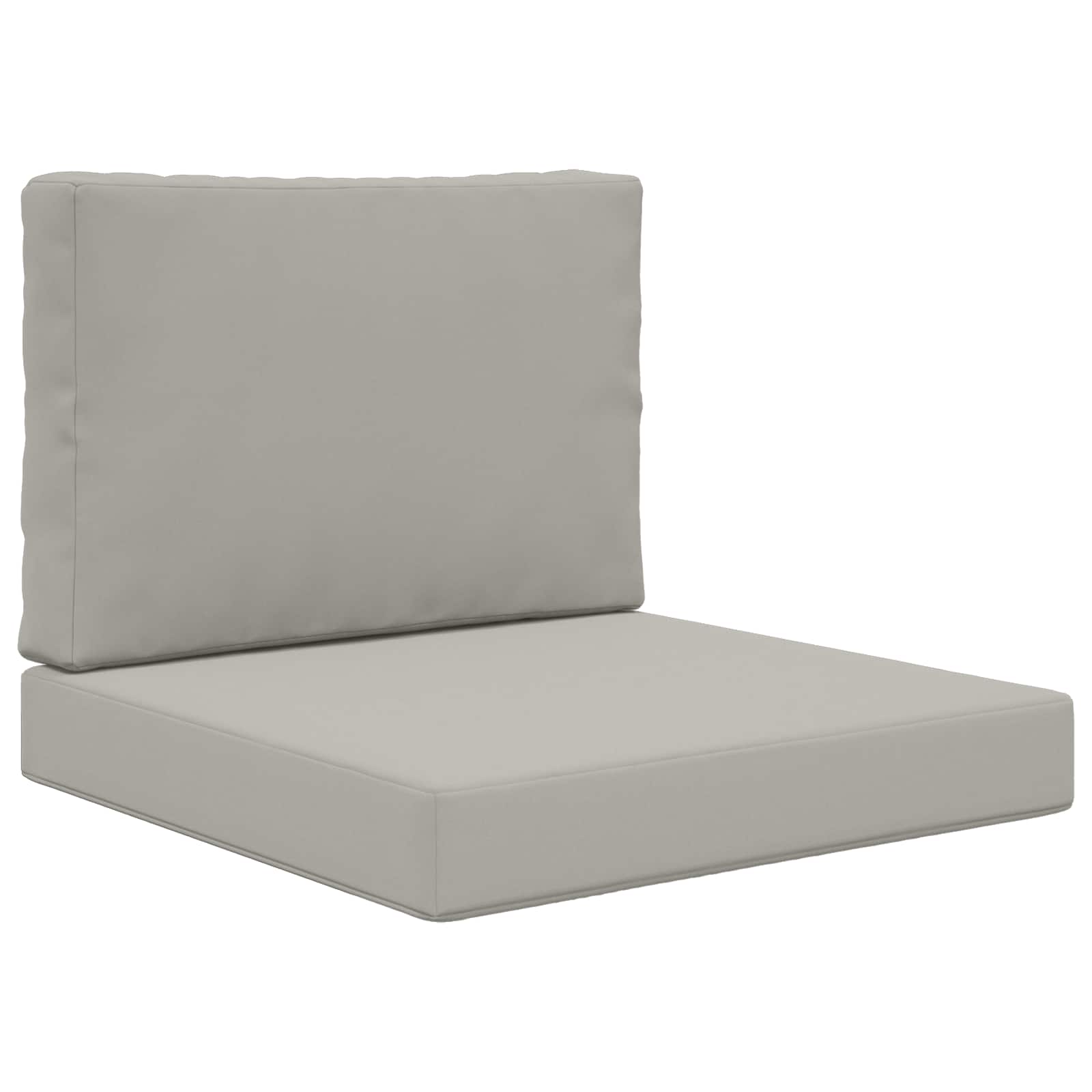 Utomhus Soffa Kudde Polyester Grå 60 x 60 x 8 cm