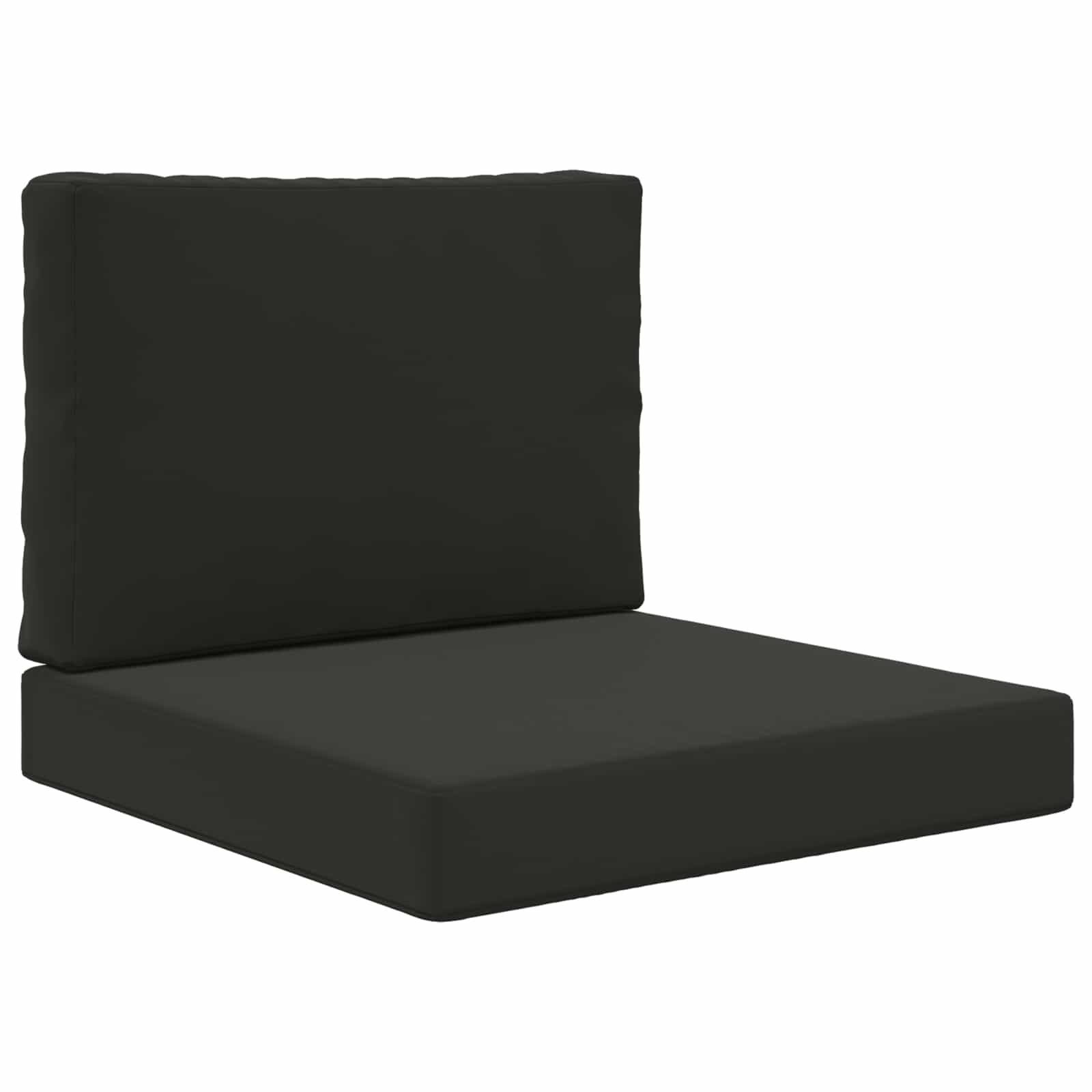 Utomhus Soffa Kudde Polyester Svart 60 x 60 x 8 cm