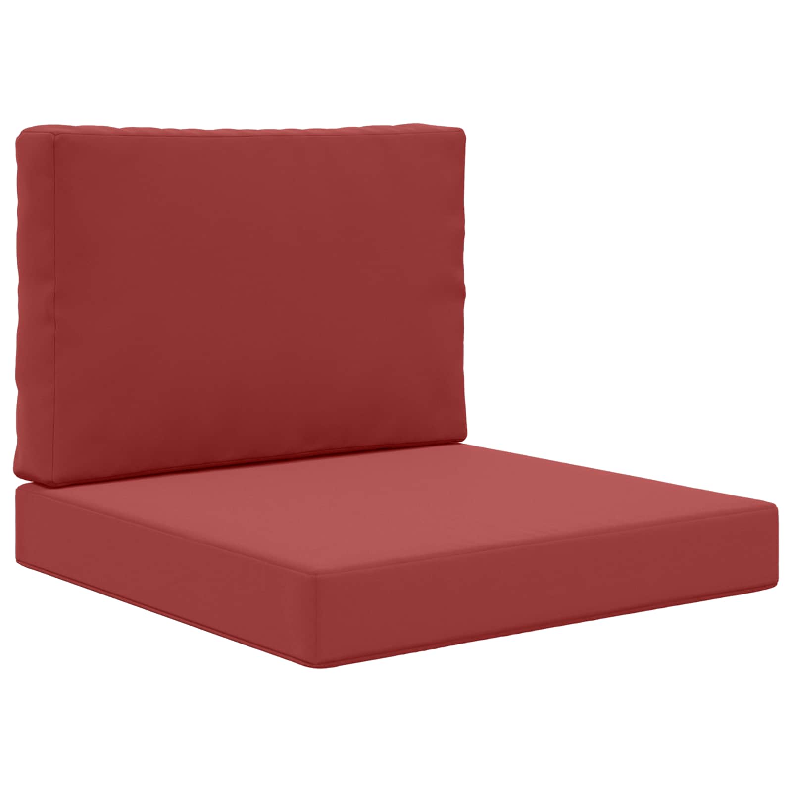 Utomhus Soffa Kudde Polyester Vinröd 60 x 60 x 8 cm