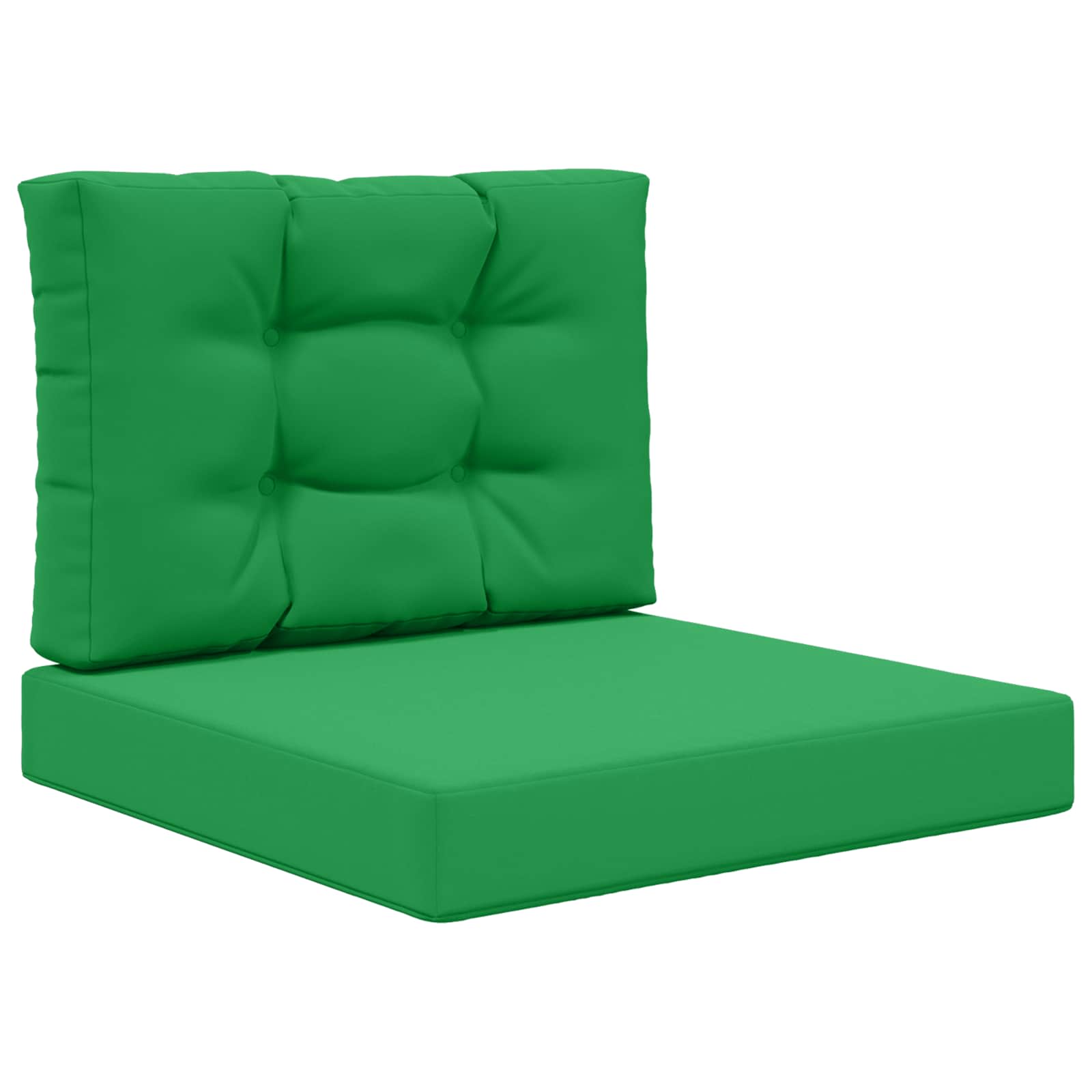 Utomhus Soffa Kudde Polyester Grön 60 x 60 x 8 cm