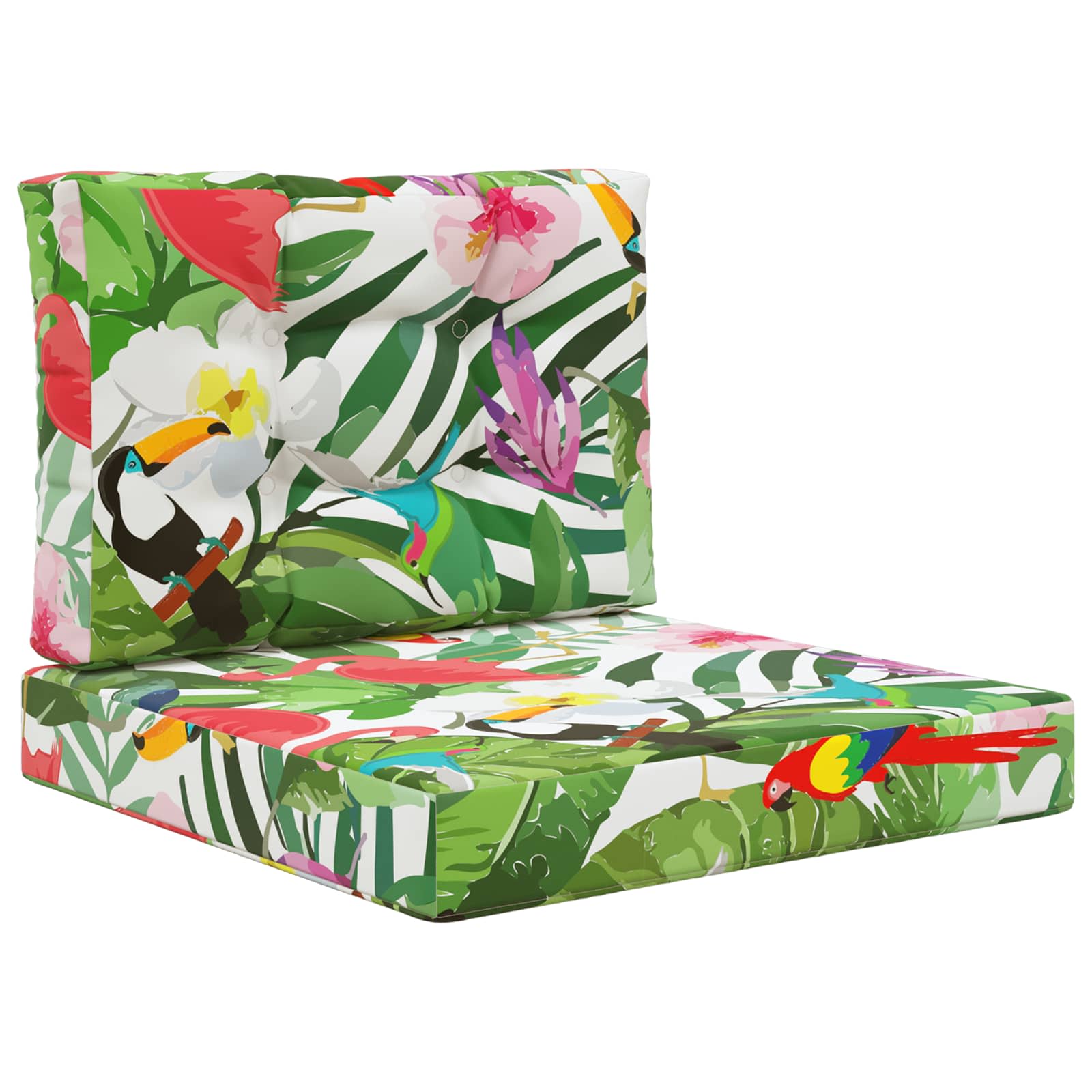Utomhus Soffa Kudde Polyester färgstark 60 x 60 x 8 cm