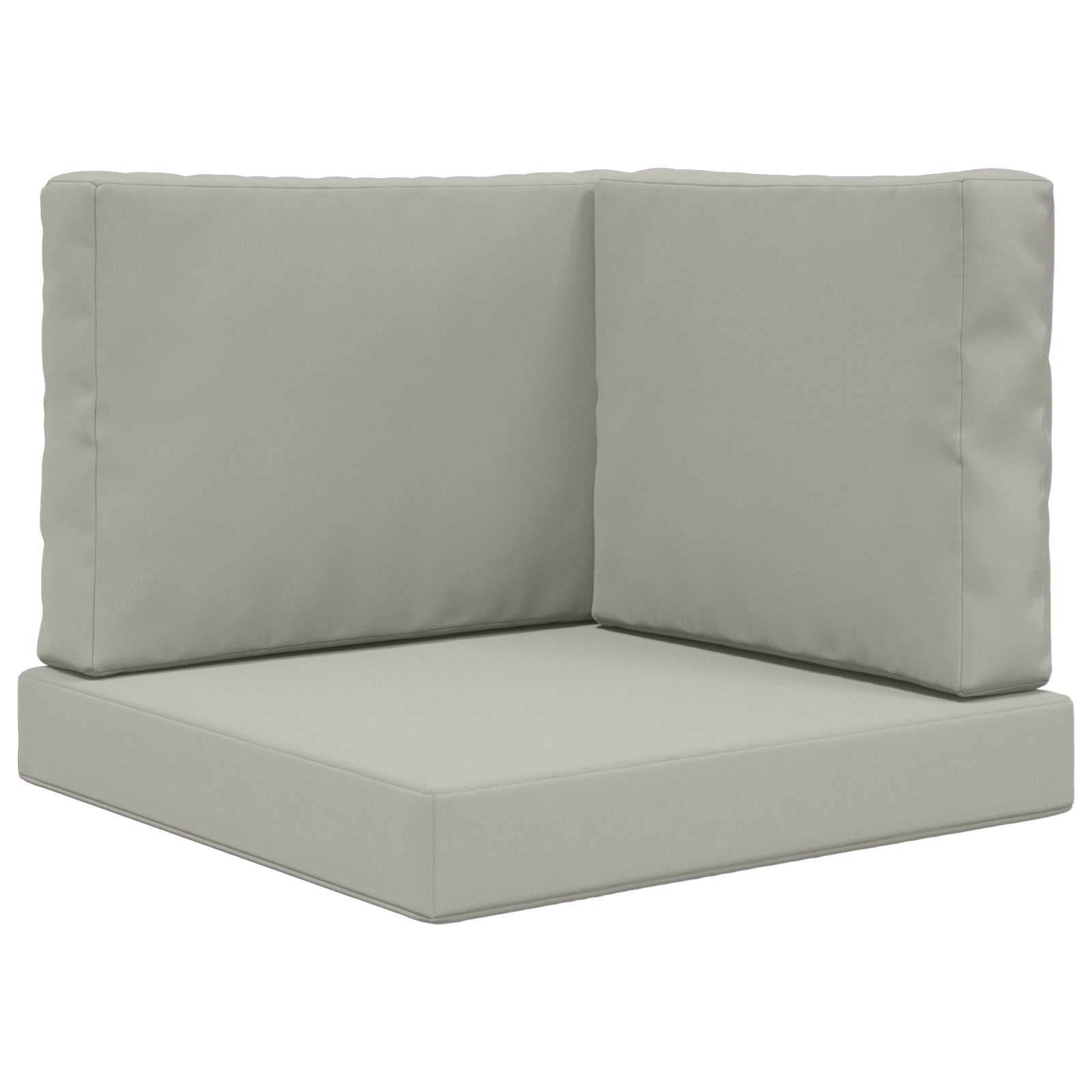 Utomhus Soffa Kudde Polyester Grå 60 x 60 x 8 cm