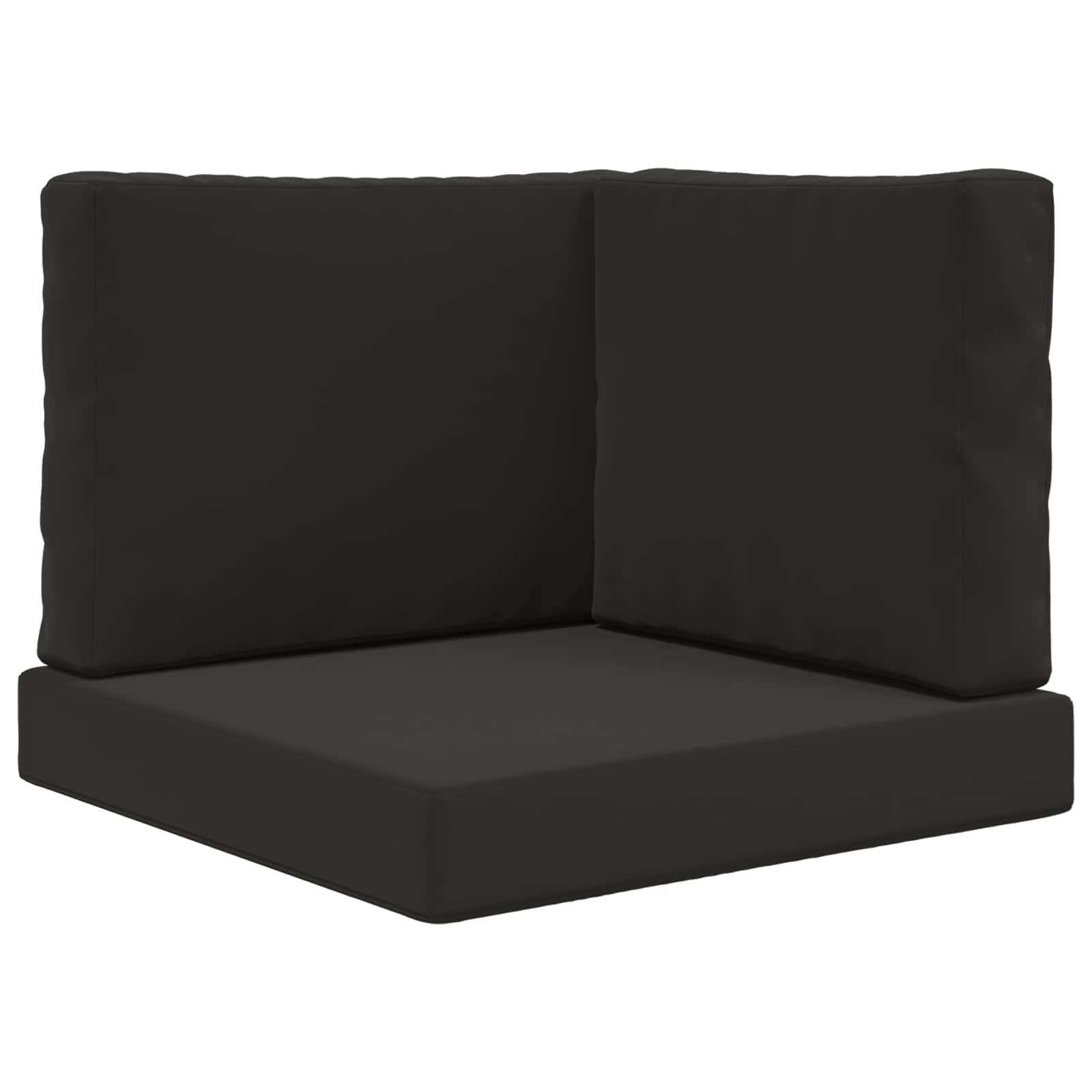 Utomhus Soffa Kudde Polyester Svart 60 x 60 x 8 cm