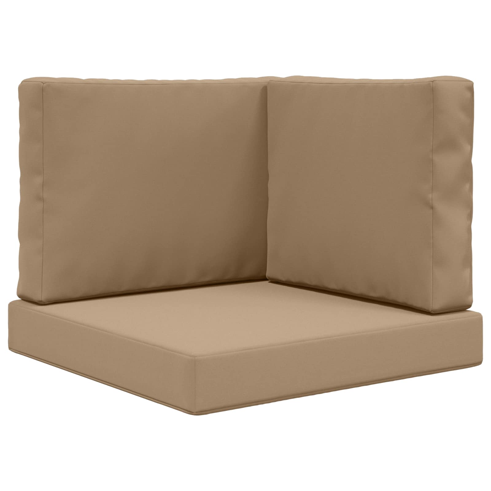 Utomhus Soffa Kudde Polyester Taupe 60 x 60 x 8 cm