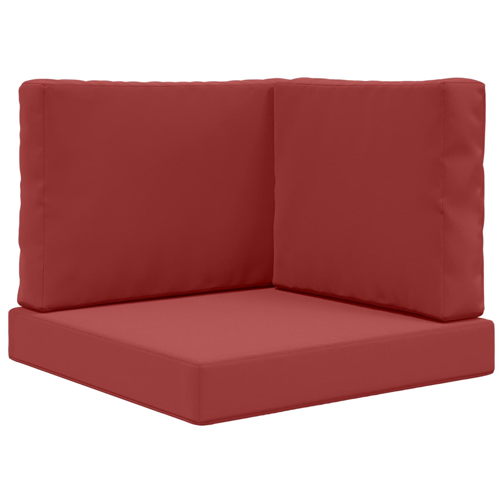 Utomhus Soffa Kudde Polyester Vinröd 60 x 60 x 8 cm