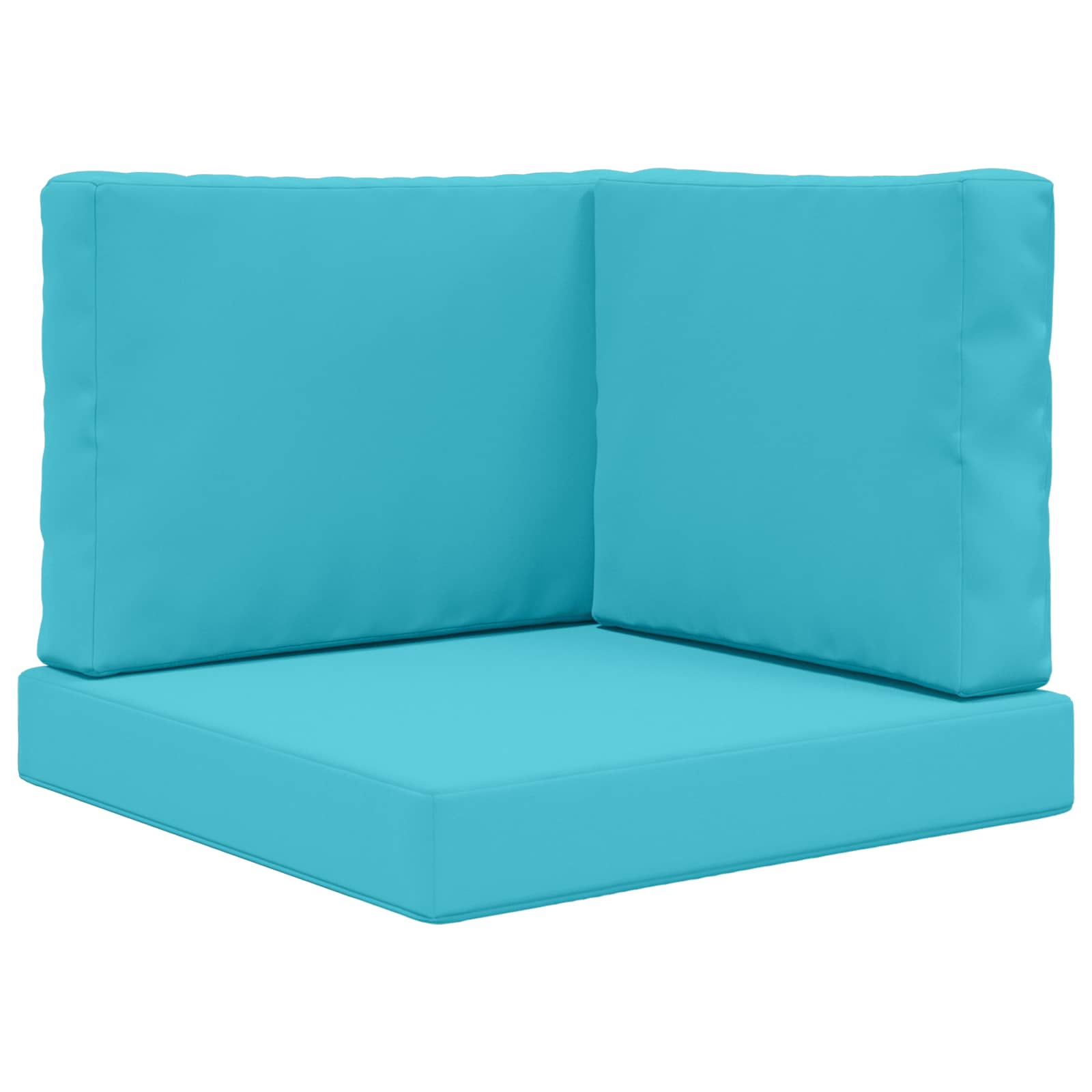 Utomhus Soffa Kudde Polyester Turkos 60 x 60 x 8 cm