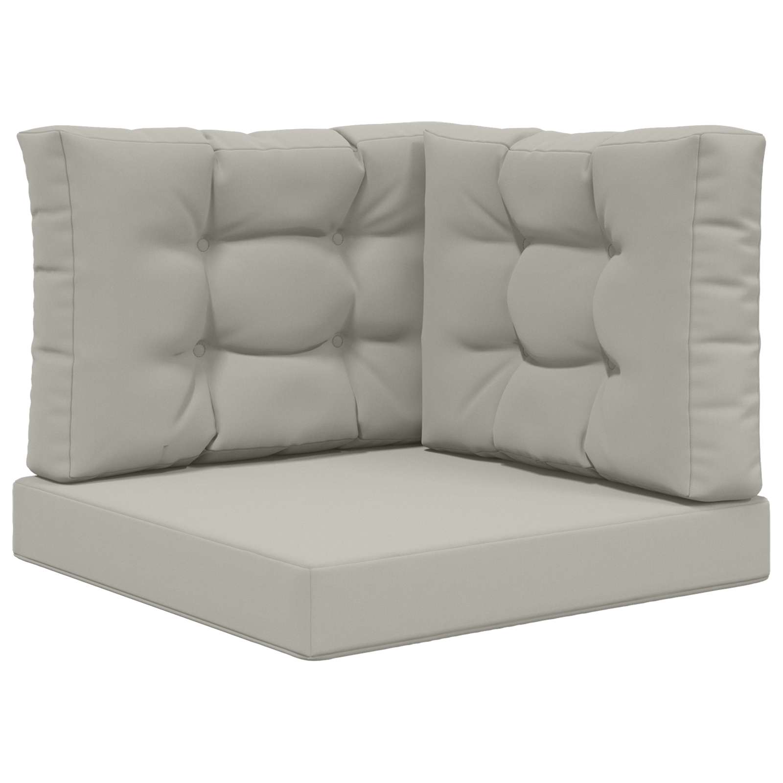 Utomhus Soffa Kudde Polyester Grå 60 x 60 x 8 cm