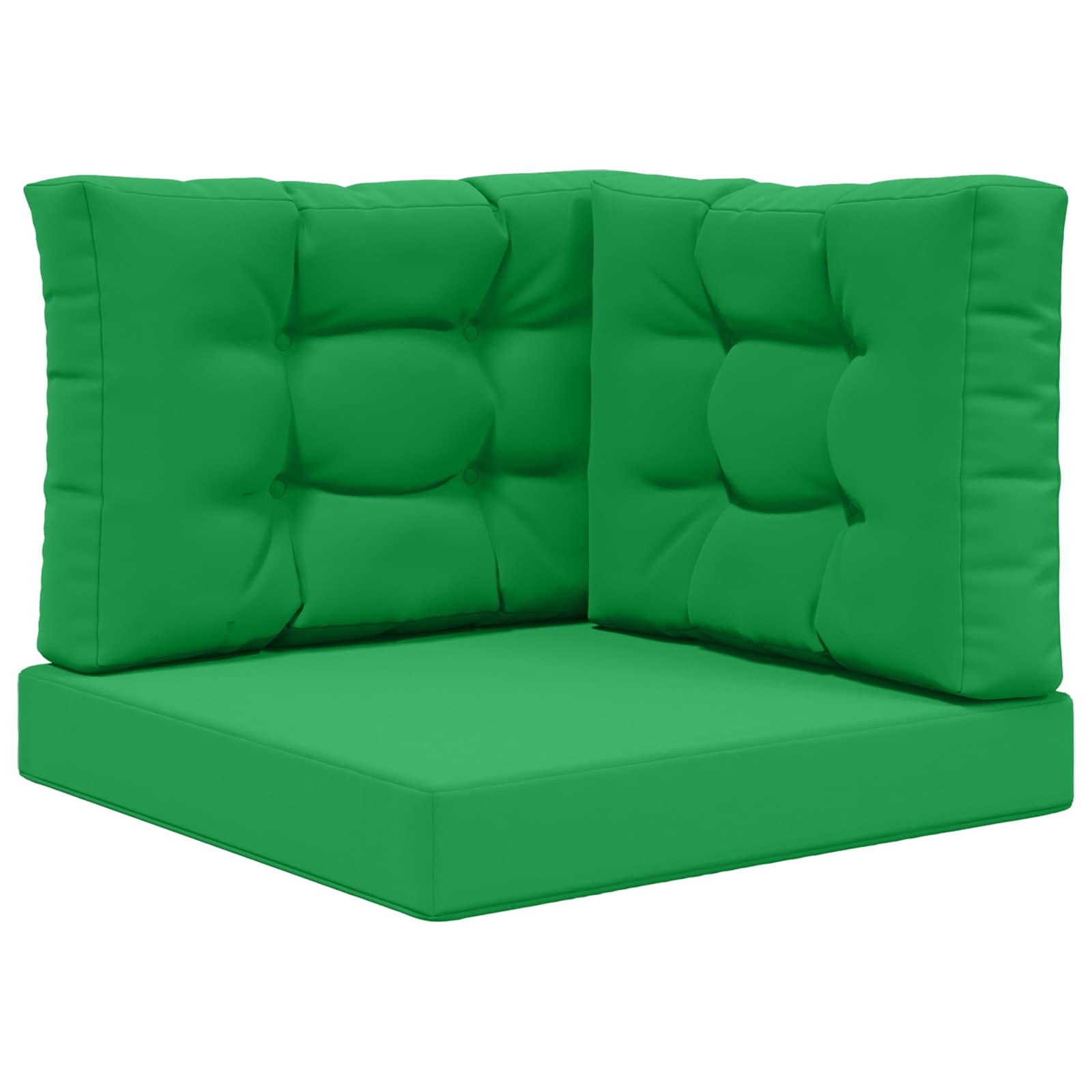 Utomhus Soffa Kudde Polyester Grön 60 x 60 x 8 cm