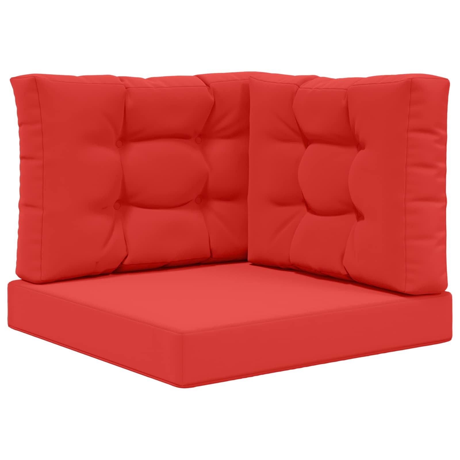 Utomhus Soffa Kudde Polyester Röd 60 x 60 x 8 cm
