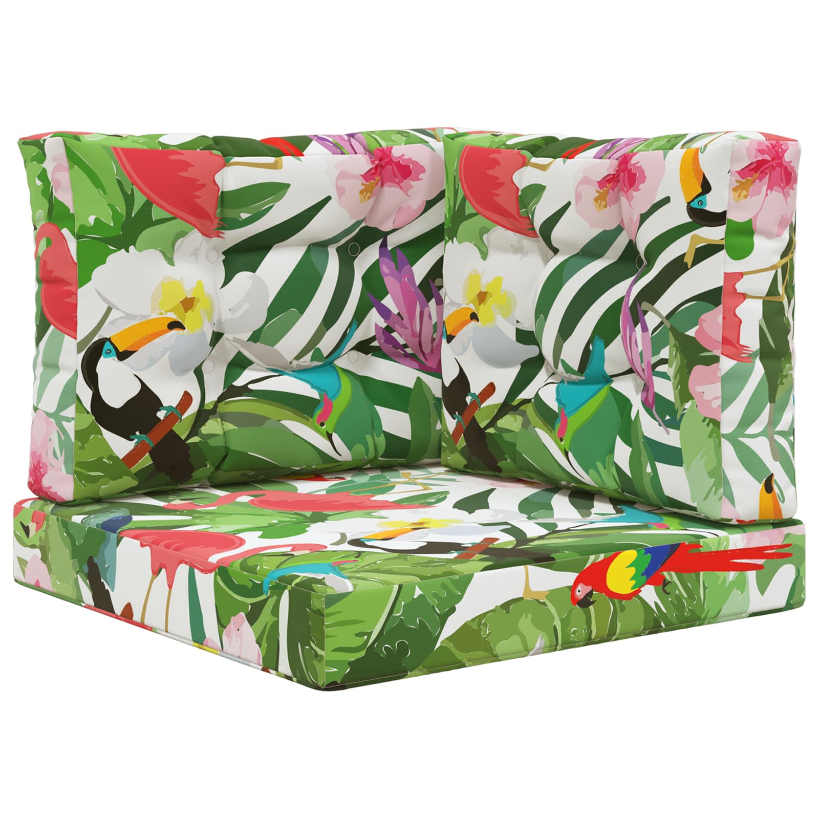 Utomhus Soffa Kudde Polyester färgstark 60 x 60 x 8 cm