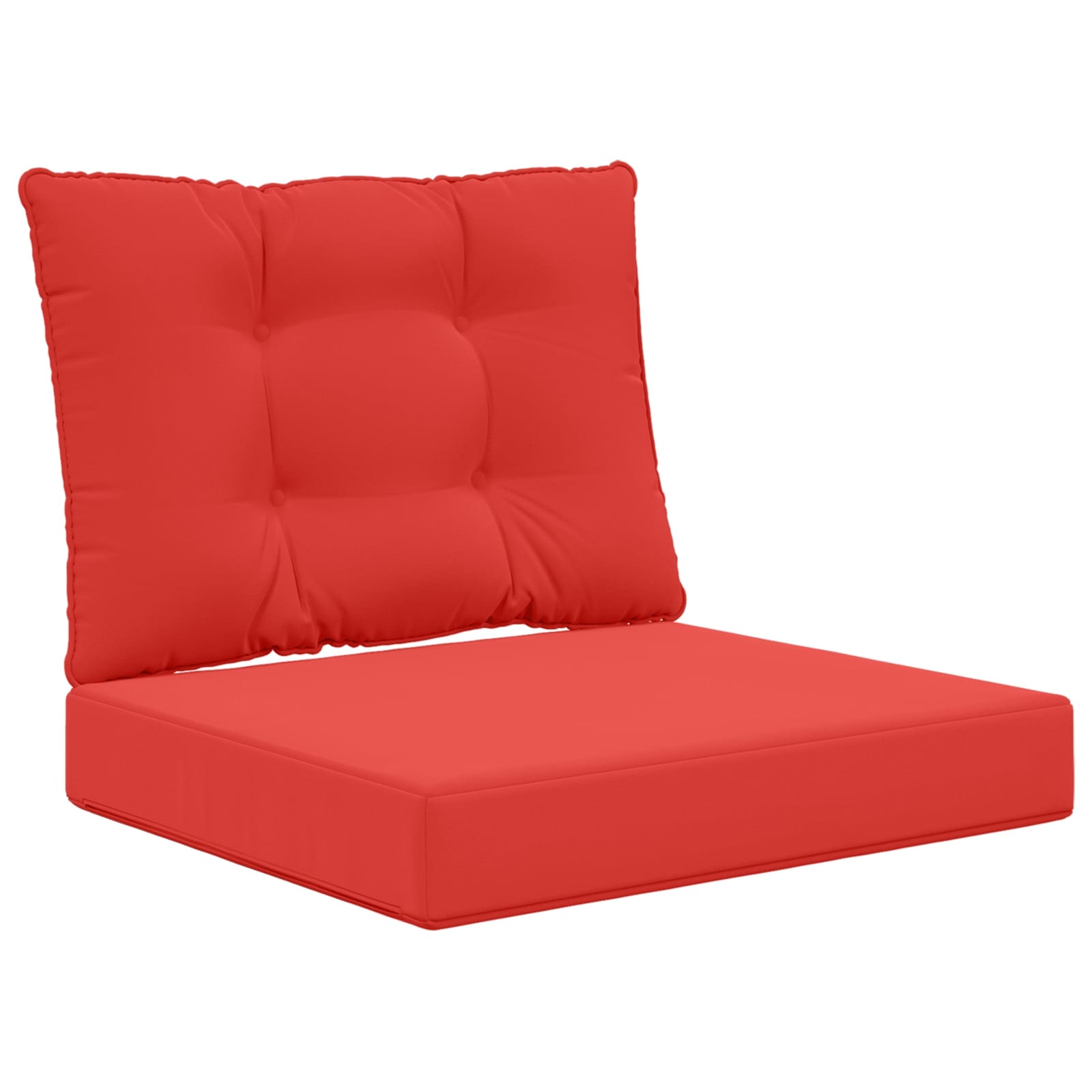 Utomhus Soffa Kudde Polyester Röd 60 x 50,5 x 8 cm