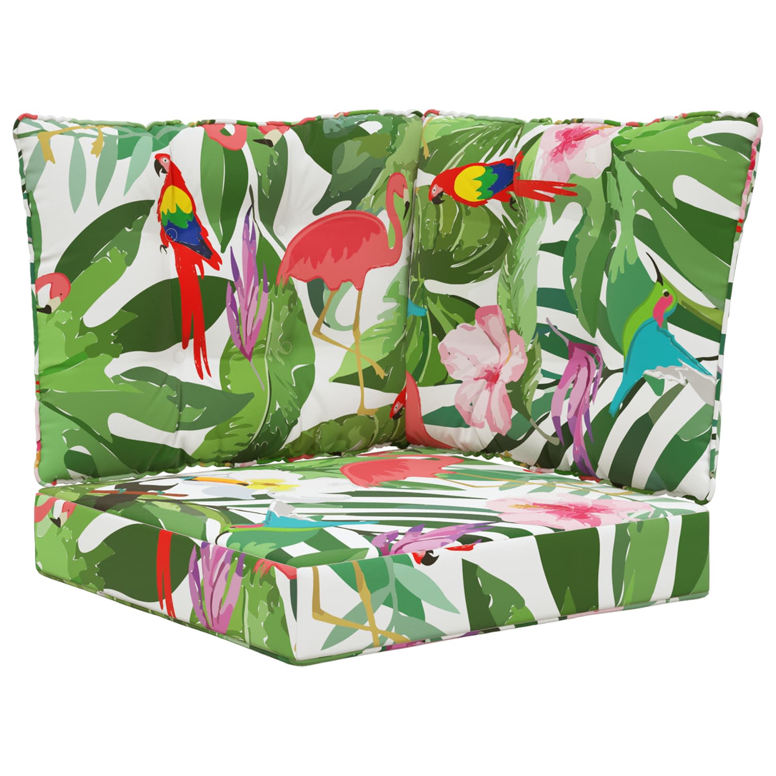 Utomhus Soffa Kudde Polyester färgstark 60 x 40 x 10 cm