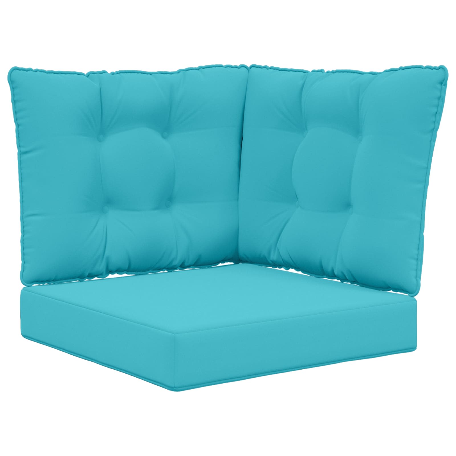 Utomhus Soffa Kudde Polyester Turkos 60 x 40 x 10 cm