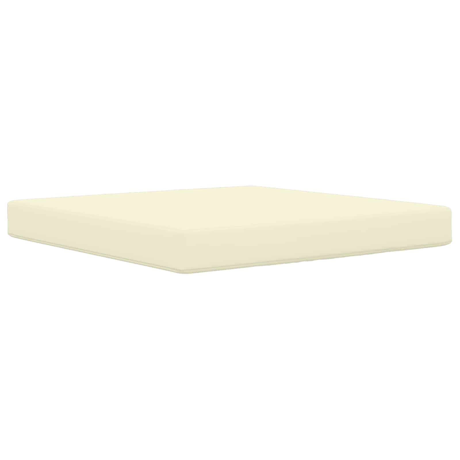 Utomhus Soffa Kudde Kräm 80 x 80 x 8 cm Polyester