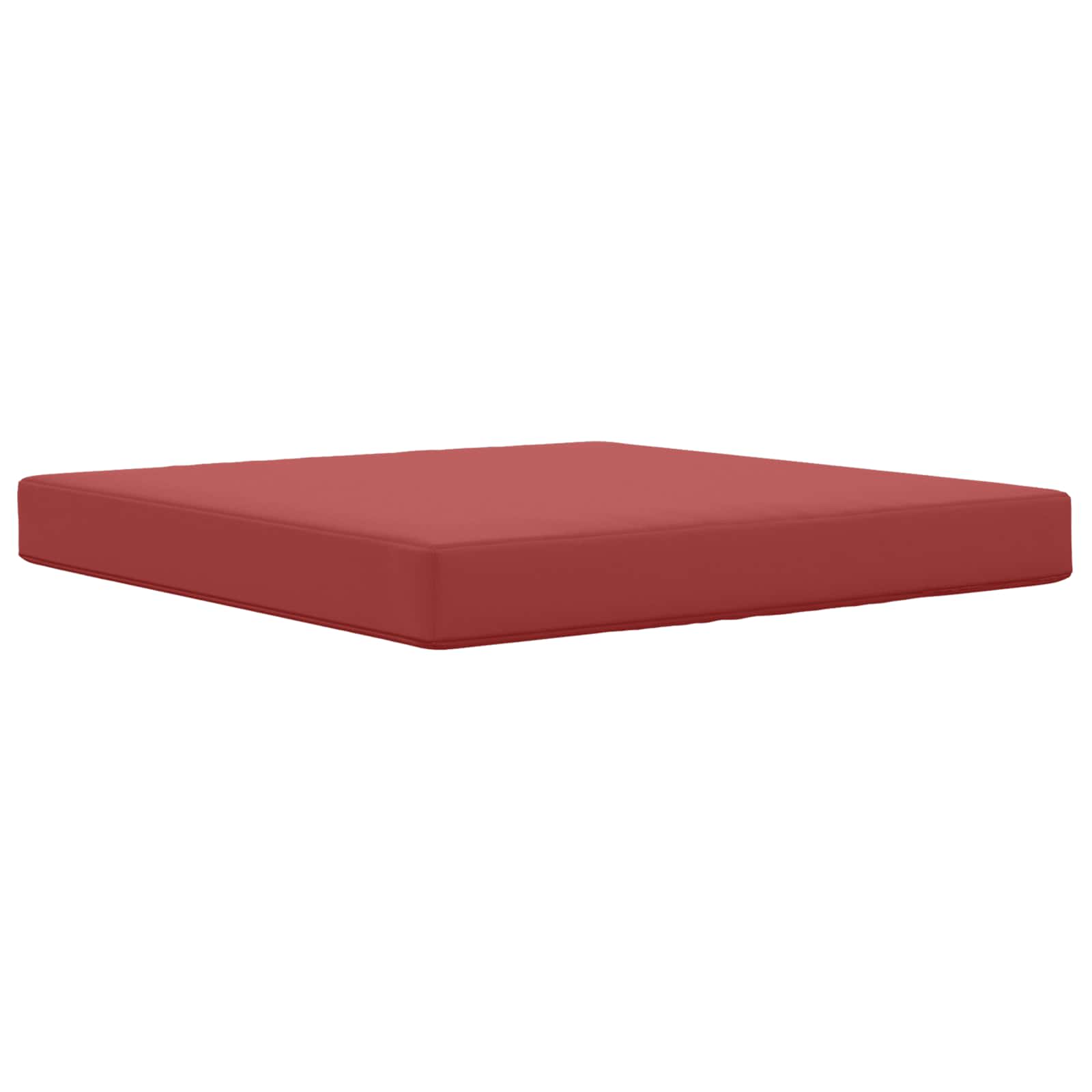 Utomhus Soffa Kudde Vinröd 80 x 80 x 8 cm Polyester
