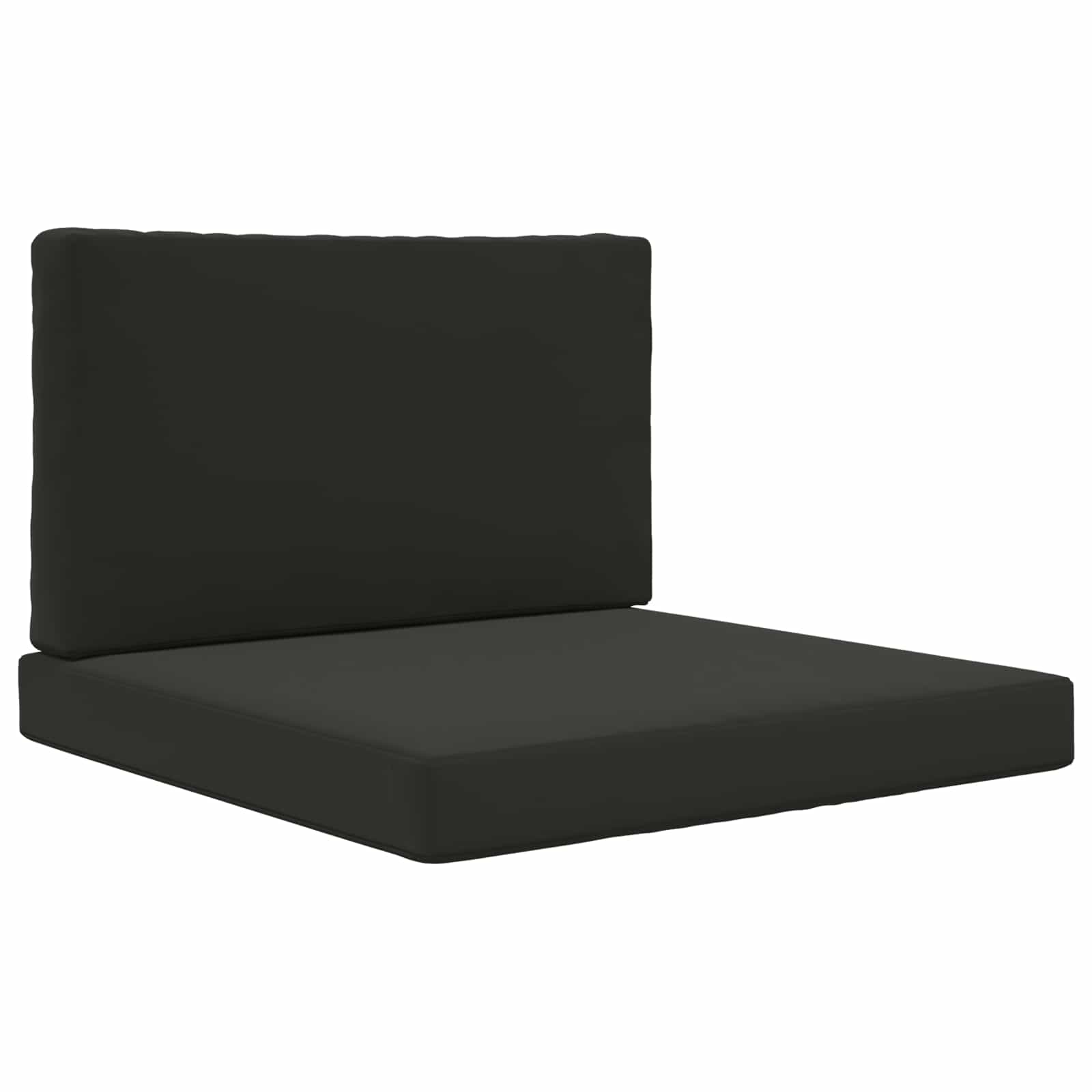 Utomhus Soffa Kudde Polyester Svart 80 x 80 x 8 cm