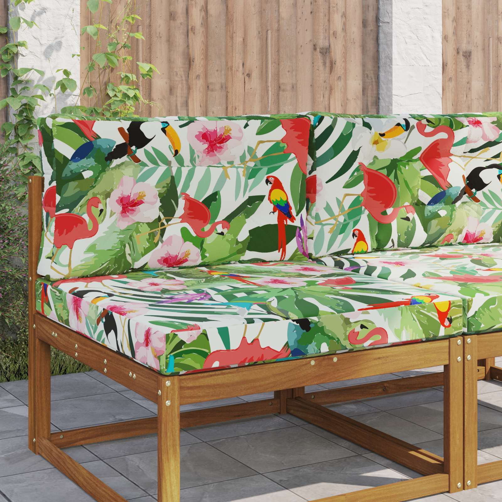 Utomhus Soffa Kudde Polyester färgstark 80 x 80 x 8 cm