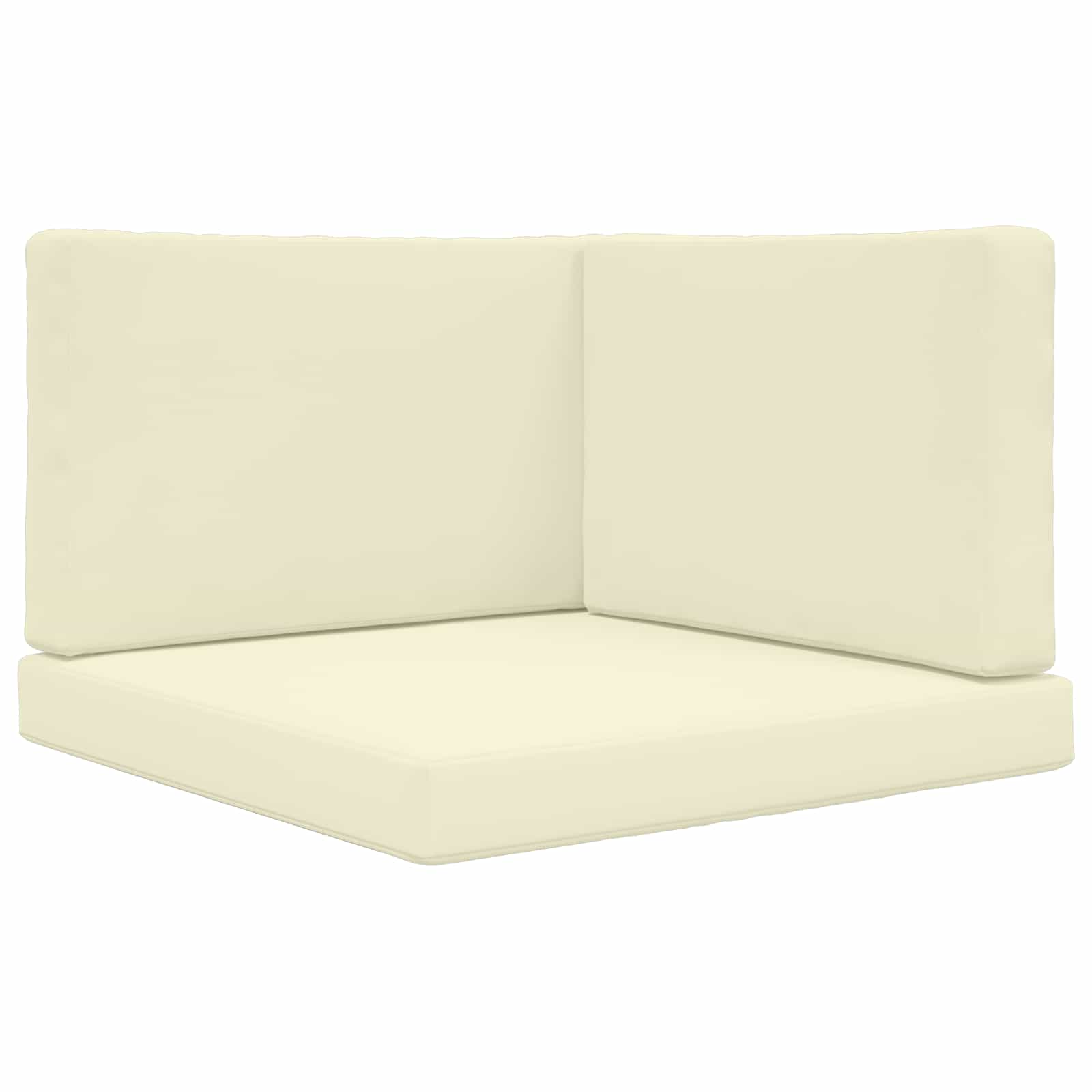 Utomhus Soffa Kudde Polyester Kräm 80 x 80 x 8 cm