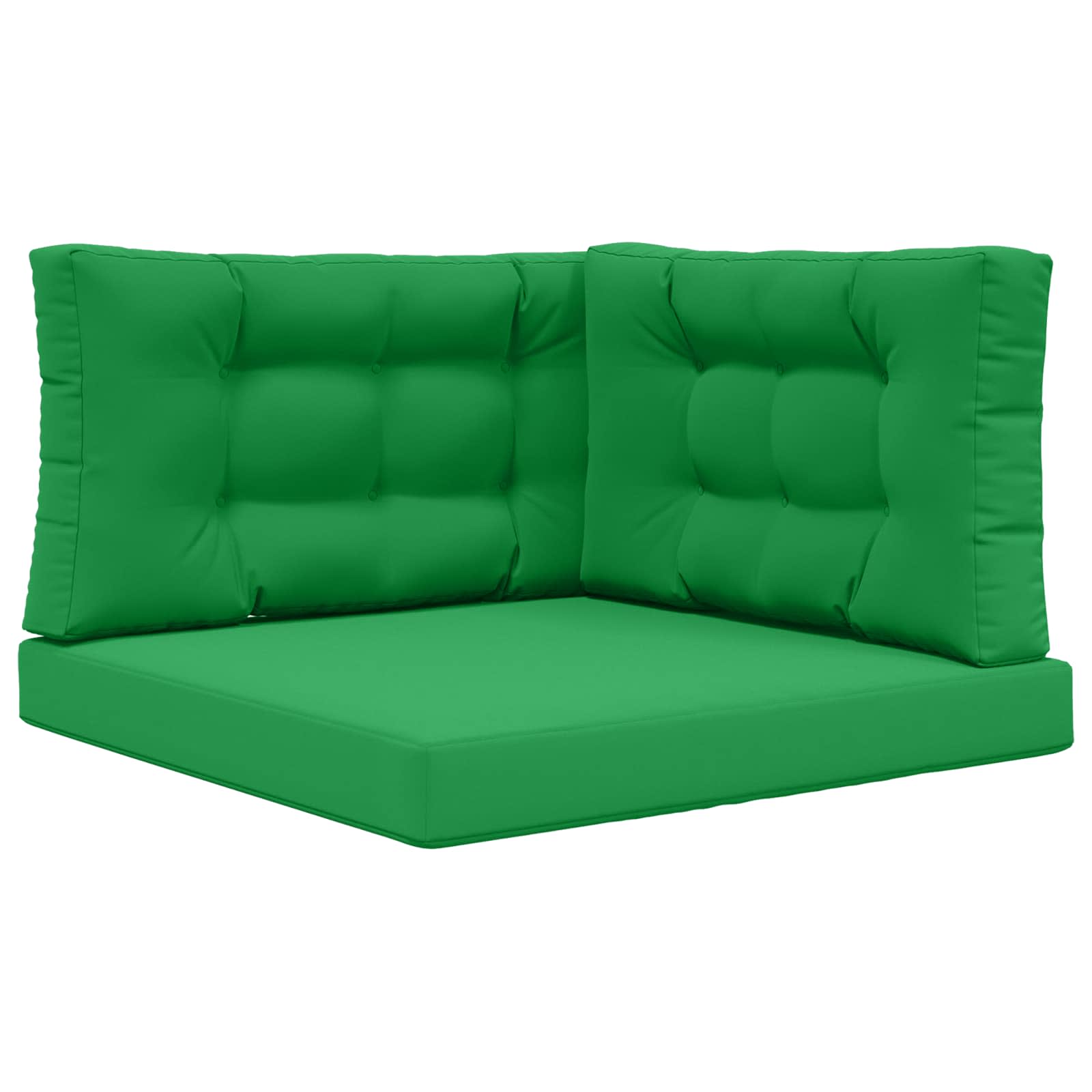 Utomhus Soffa Kudde Polyester Grön 80 x 80 x 8 cm