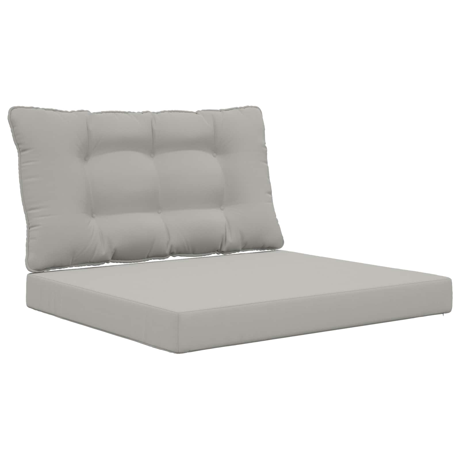 Utomhus Soffa Kudde Polyester Grå 80 x 68,5 x 8 cm