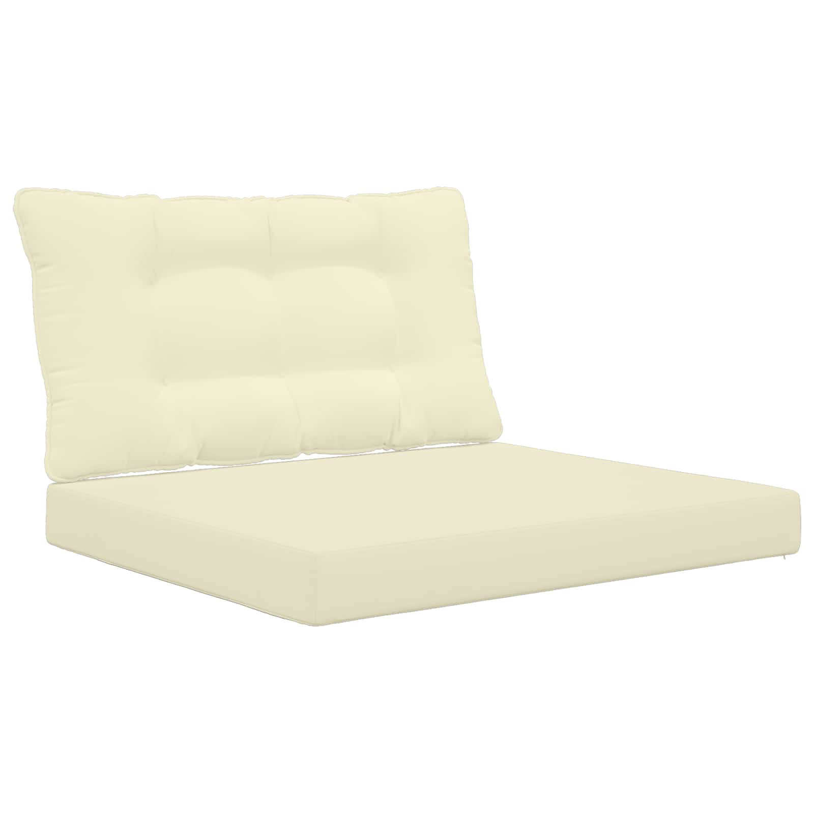 Utomhus Soffa Kudde Polyester Kräm 80 x 68,5 x 8 cm