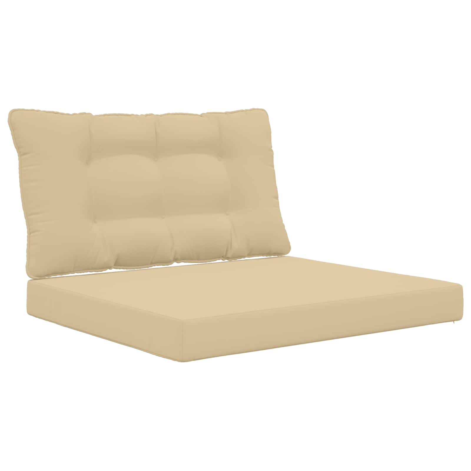 Utomhus Soffa Kudde Polyester Beige 80 x 68,5 x 8 cm
