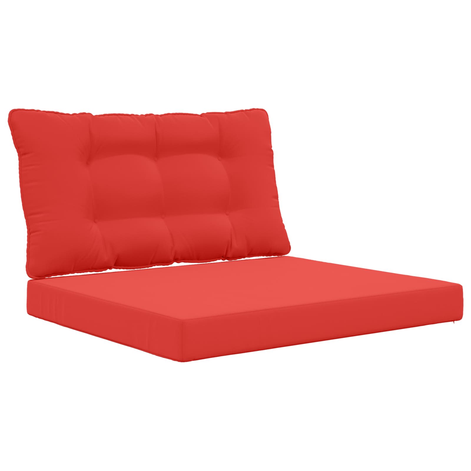 Utomhus Soffa Kudde Polyester Röd 80 x 68,5 x 8 cm