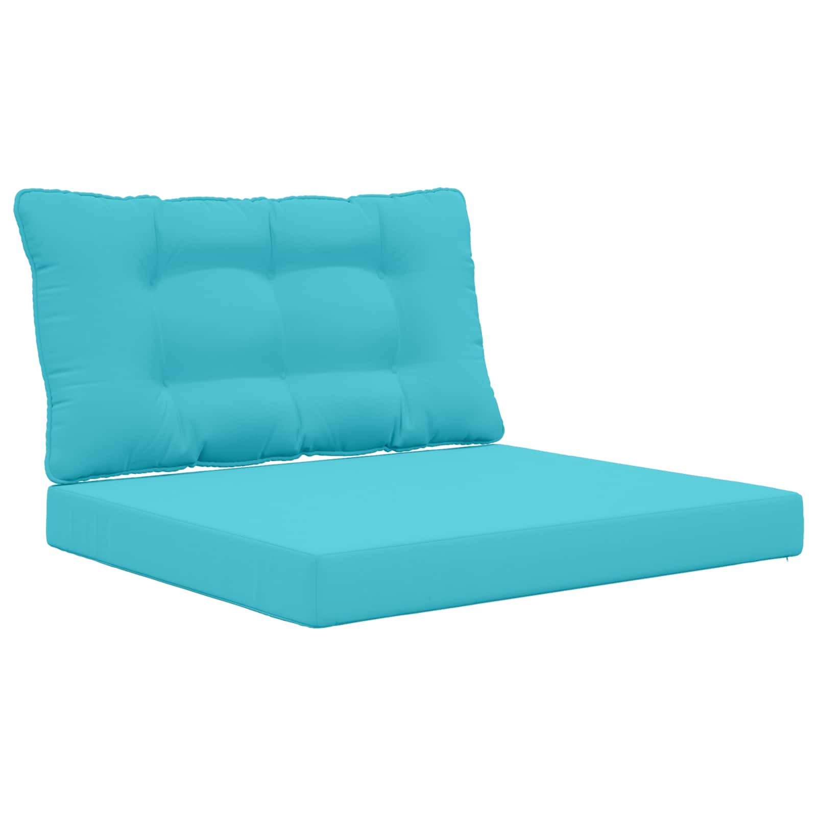 Utomhus Soffa Kudde Polyester Turkos 80 x 68,5 x 8 cm