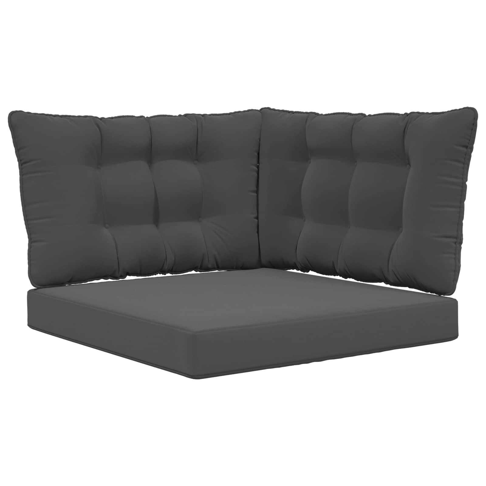 Utomhus Soffa Kudde Polyester Antracit 80 x 43 x 10 cm