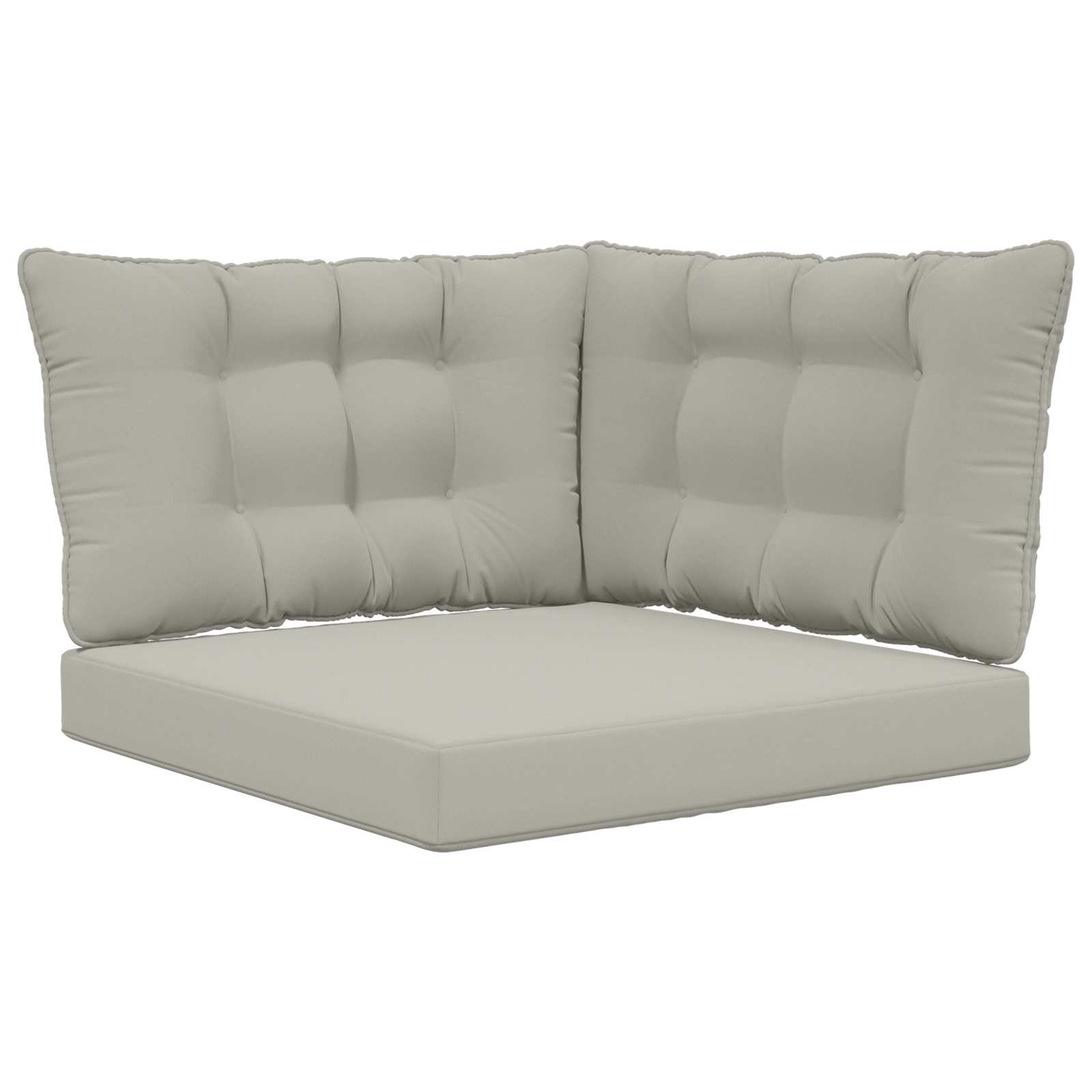 Utomhus Soffa Kudde Polyester Grå 80 x 43 x 10 cm