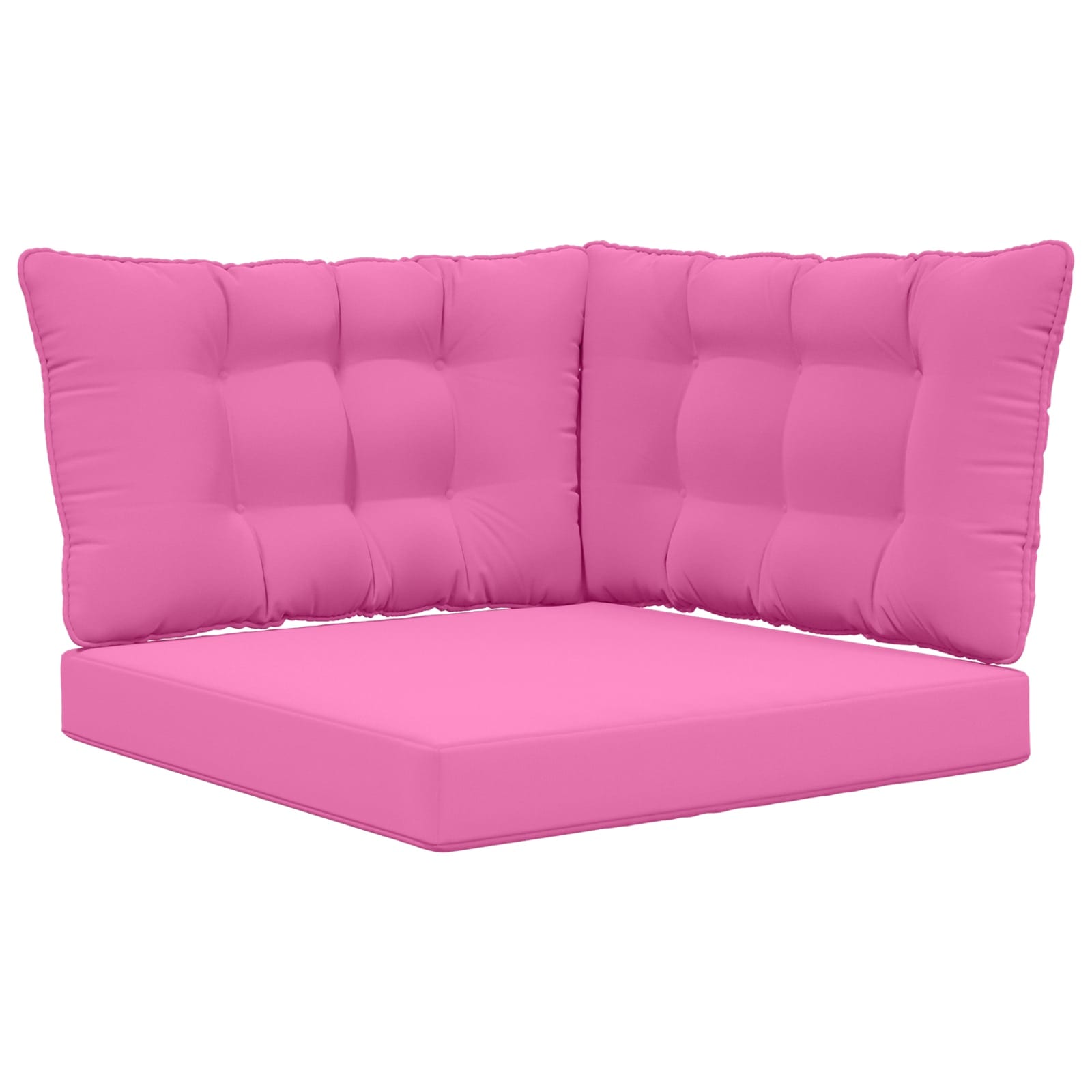 Utomhus Soffa Kudde Polyester Rosa 80 x 43 x 10 cm