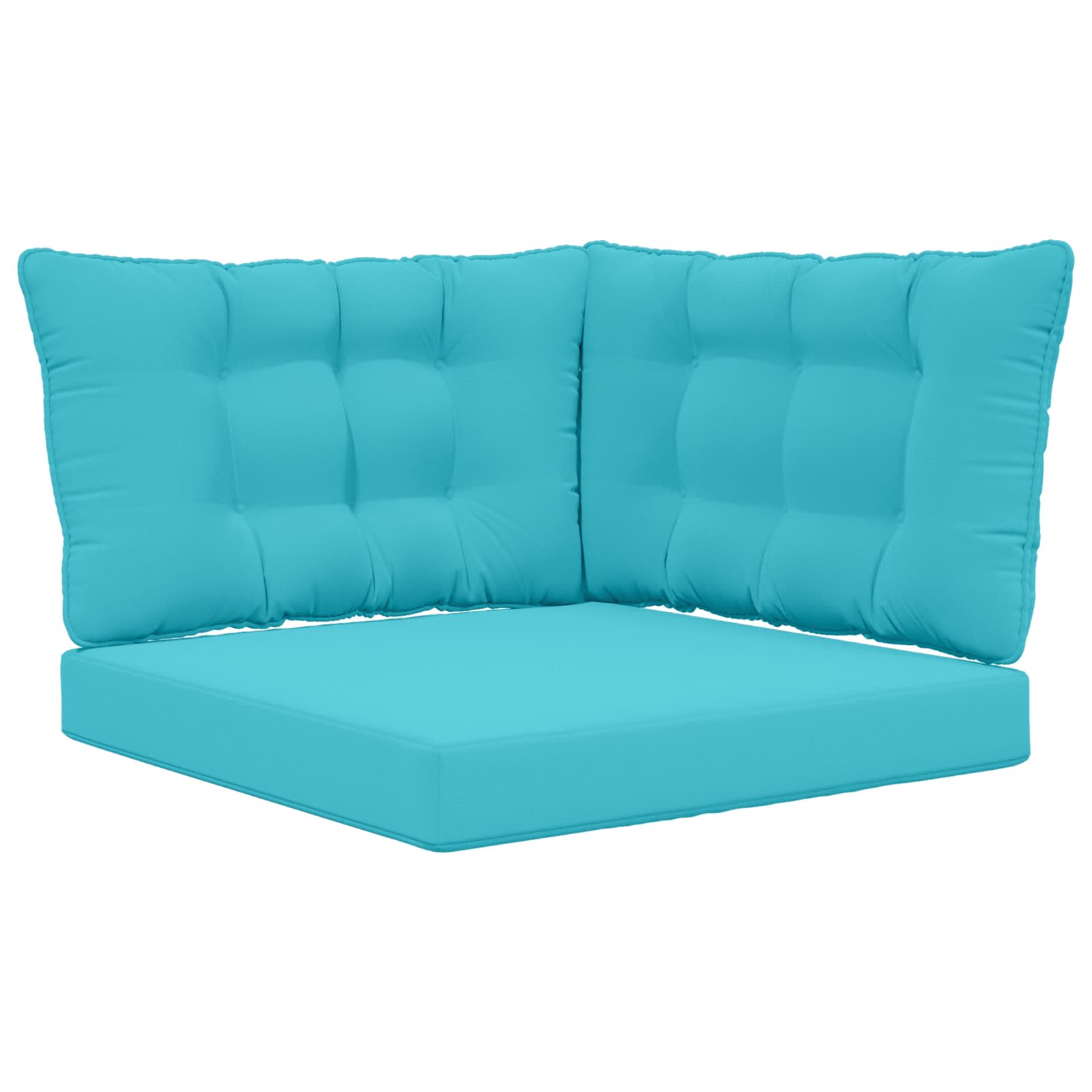 Utomhus Soffa Kudde Polyester Turkos 80 x 43 x 10 cm