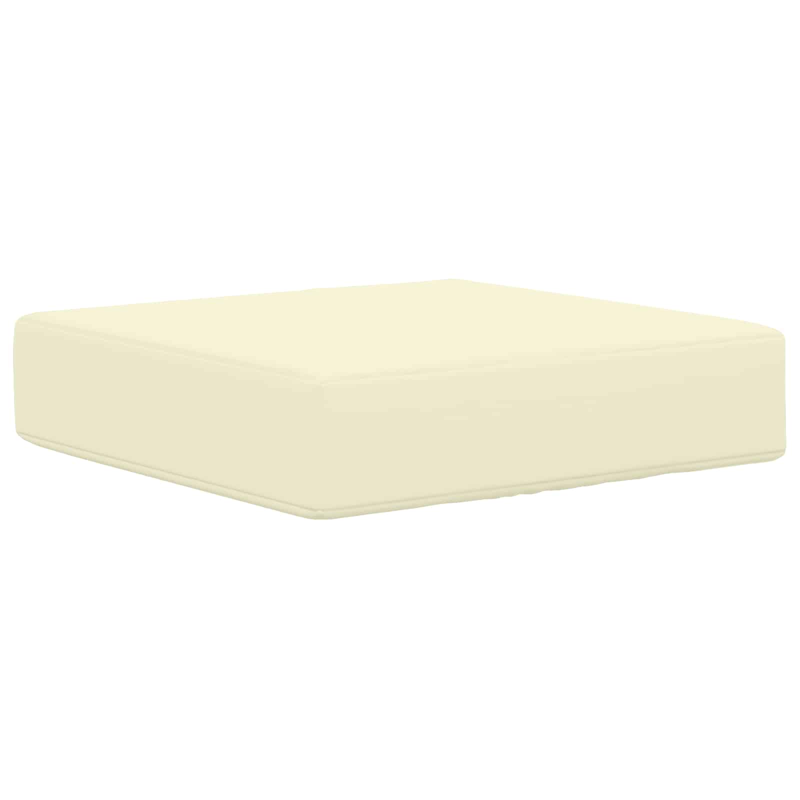 Utomhus sitskudde 100% Polyester Gräddvit 40 x 40 x 8 cm