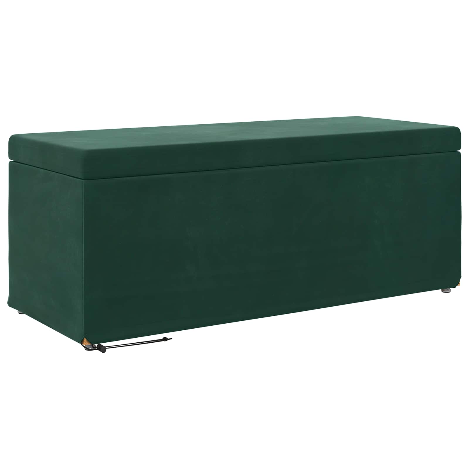 Pall Mörkgrön 101 x 41 x 40 cm Sammet och konstruerat trä