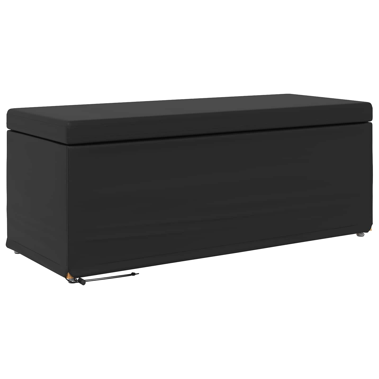 Pall Svart 101 x 41 x 40 cm Konstläder och konstruerat trä