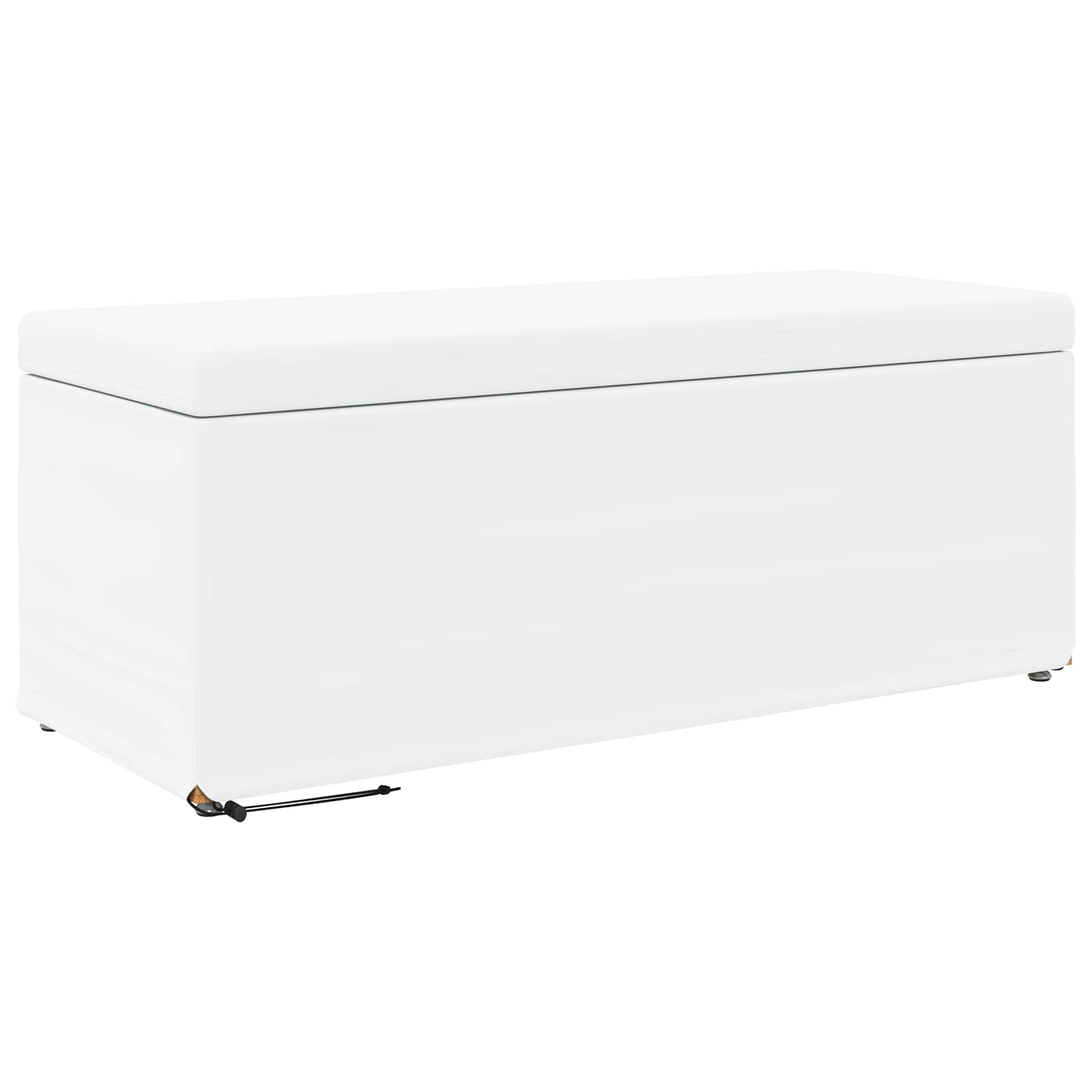 Pall Vit 101 x 41 x 40 cm Konstläder och konstruerat trä