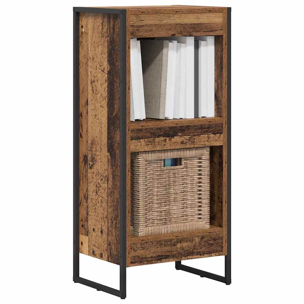 Bokskåp Gammalt trä 40 x 30 x 86,5 cm Konstruerat trä
